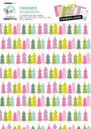 CCL Paper Assortment Set Frenkie's Xmas Friendz 210x297x3mm 12 SH nr.16