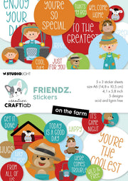 CCL Sticker Paper Pad On The Farm Friendz 15 SH