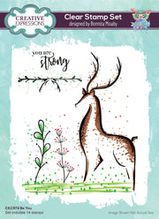 Creative Expressions Bonnita Moaby Be You A5 Clear Stamp Set