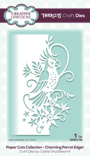 Paper Cuts Edger Charming Parrot Craft Die