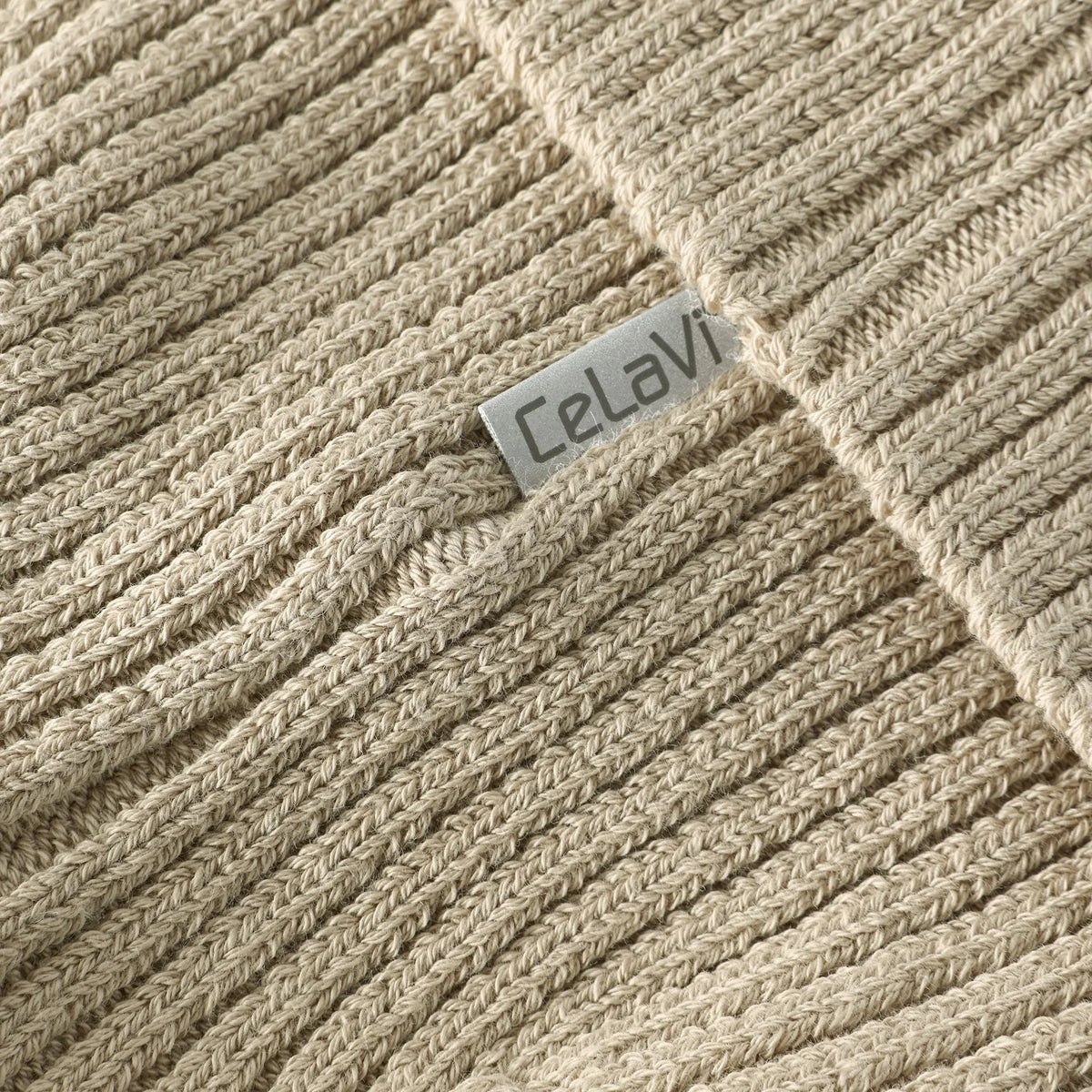 CeLaVi Knit Beanie, Sand