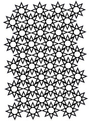 Creative Expressions Star Screen A5 Stencil