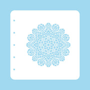 Stencil A6 For Magnetic Colour Set Christmas Time Mandala