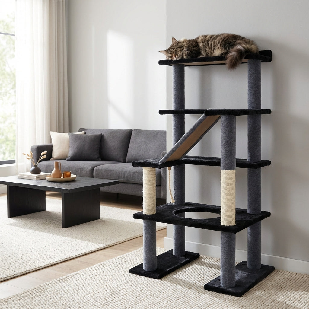 Noba Maine Coon 65 in 5-Level Cat Tower