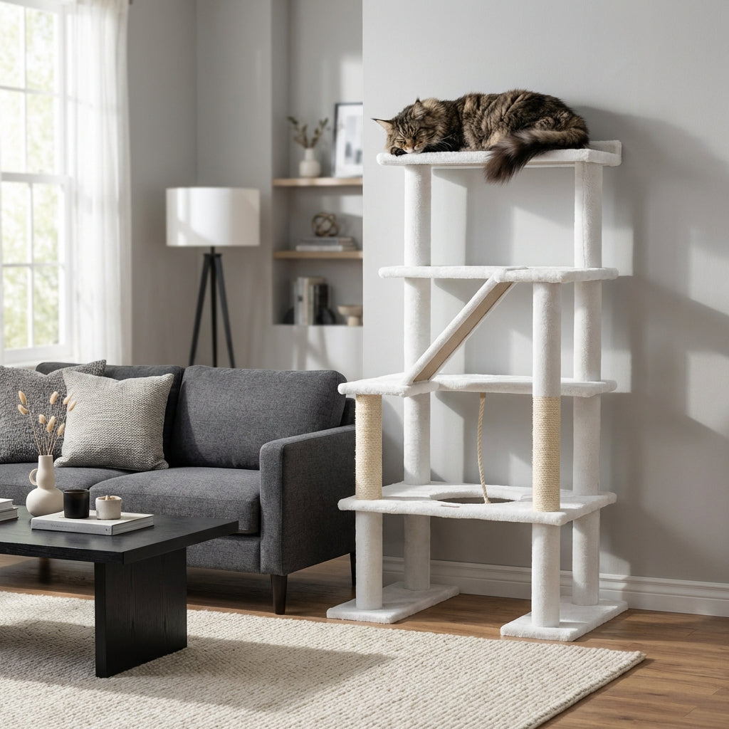 Noba Maine Coon 65 in 5-Level Cat Tower