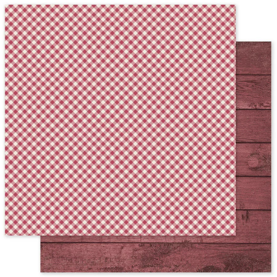 Christmas Holly Basics B 12x12 Paper (12pc Bulk Pack)