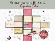 CrafTreat Scrapbook Blanks - Expanding Folio - Kraft Color