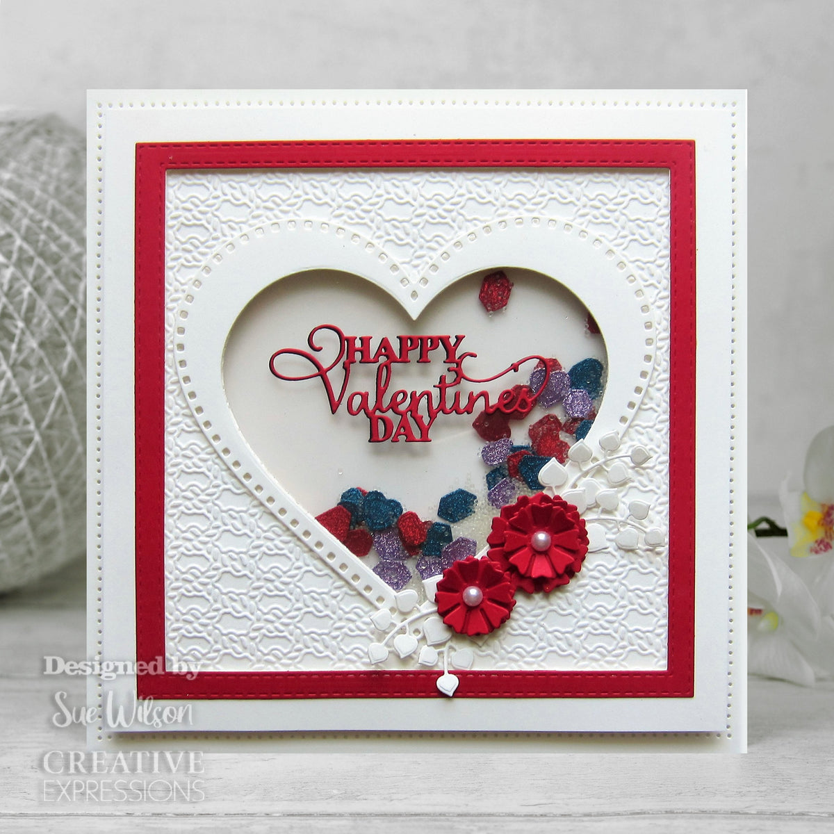 Creative Expressions Sue Wilson Finishing Touches Heart Accessories Craft Die