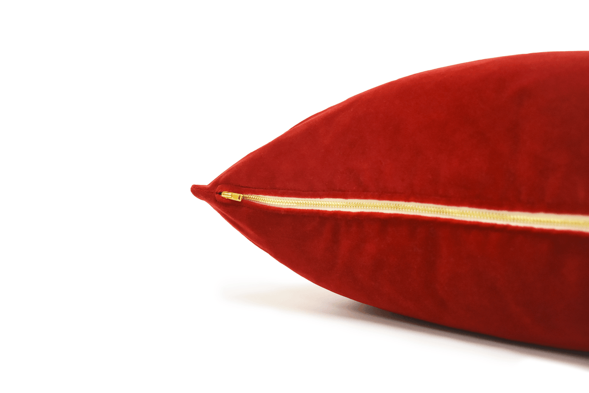 Canadian Down & Feather Escarlata Velvet Cushion Cover