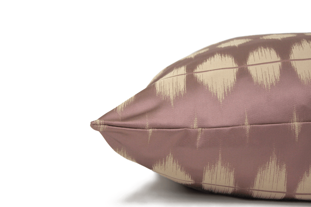 Canadian Down & Feather Amethyst Ikat Cushion Cover