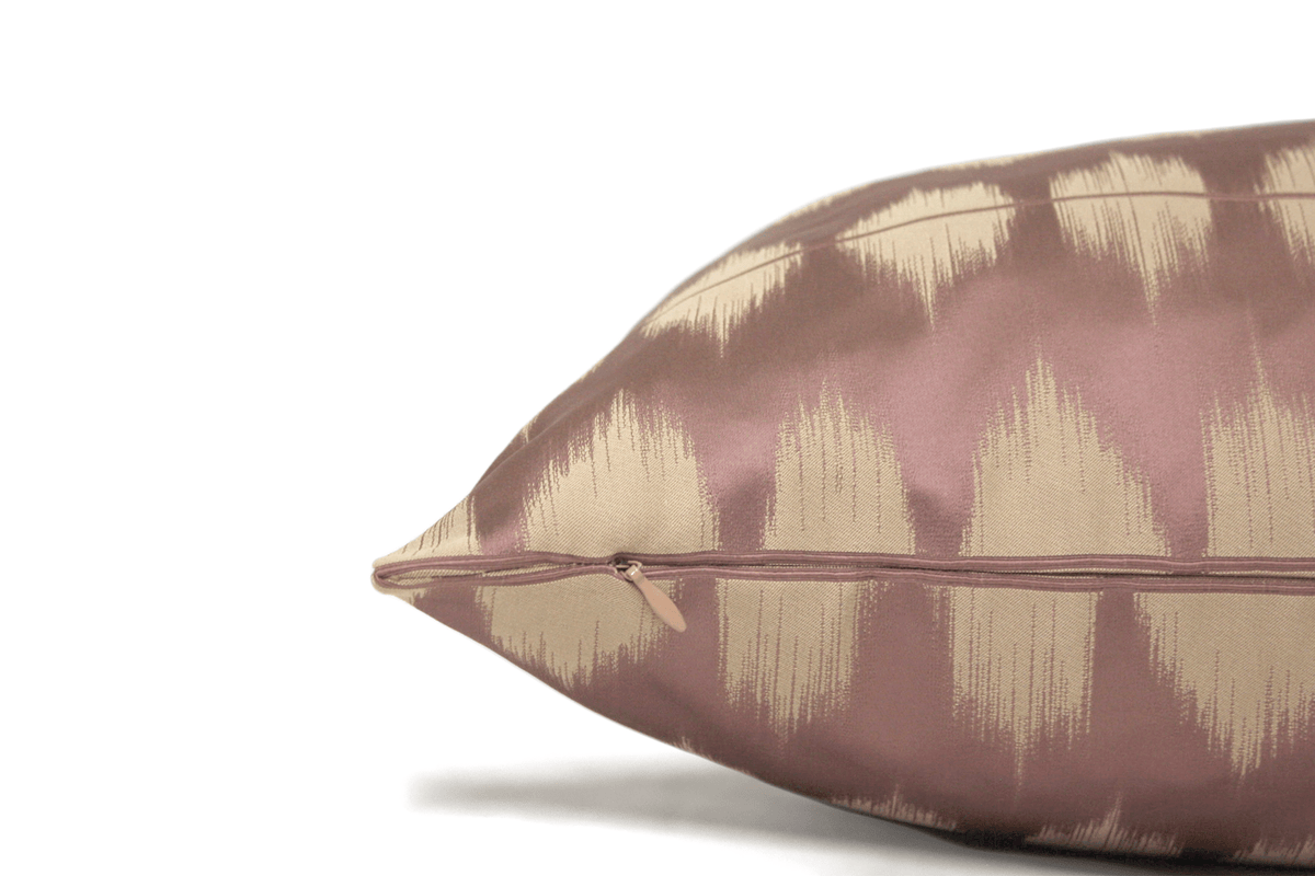 Canadian Down & Feather Amethyst Ikat Cushion Cover