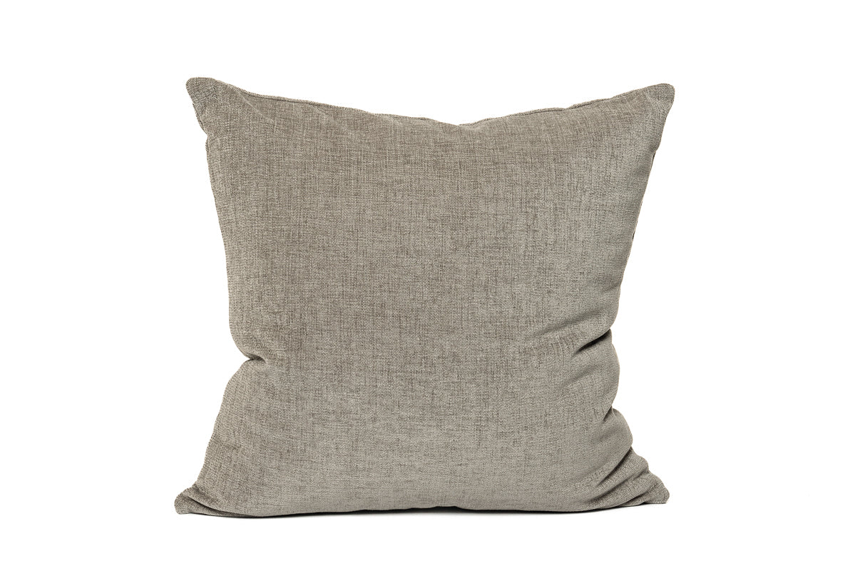 Canadian Down & Feather Grey Chenille Cushion Cover