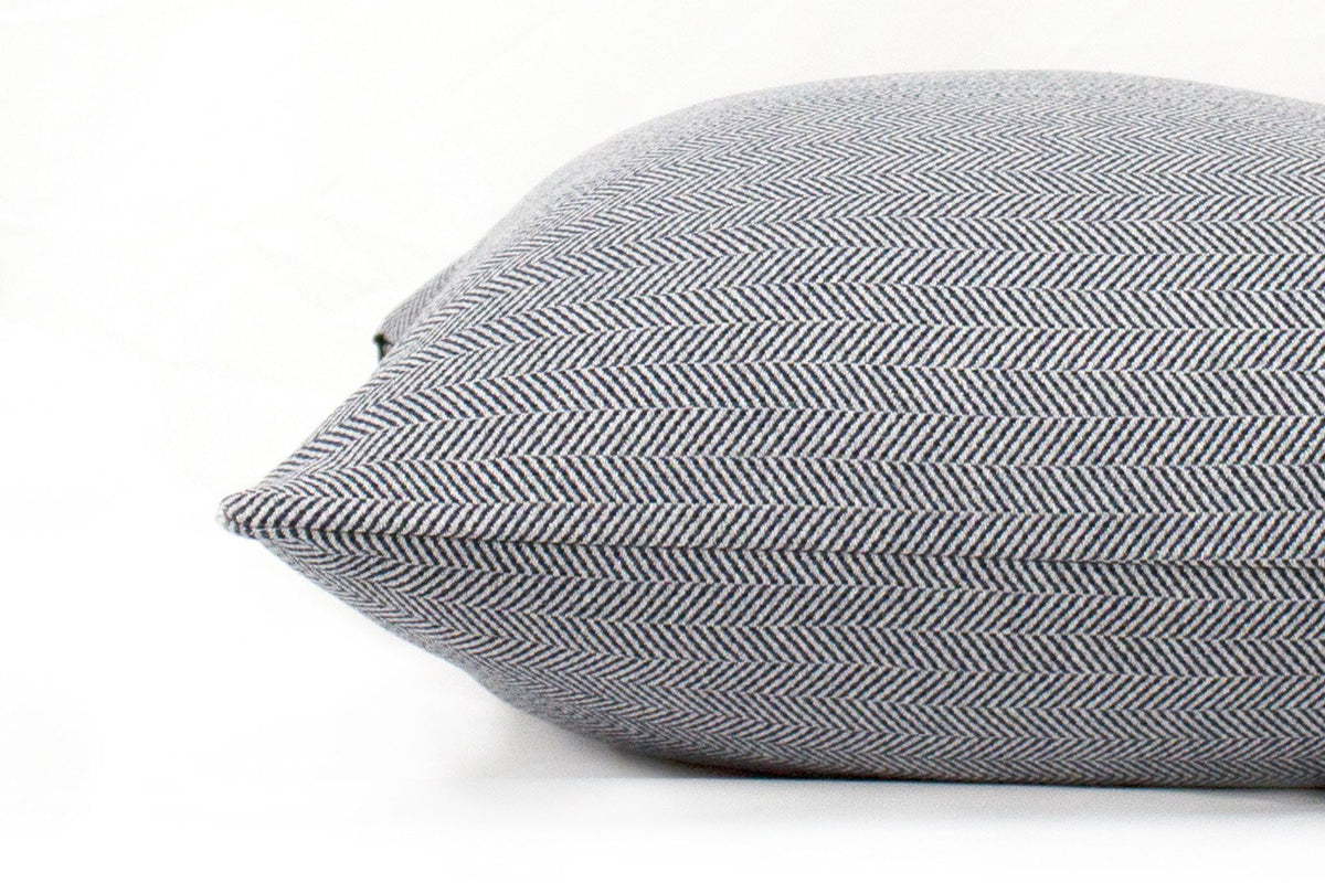 Canadian Down & Feather Denim Herringbone Cushion Cover