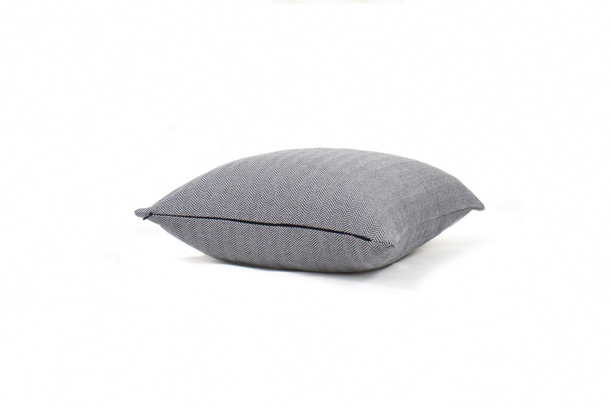 Canadian Down & Feather Denim Herringbone Cushion Cover