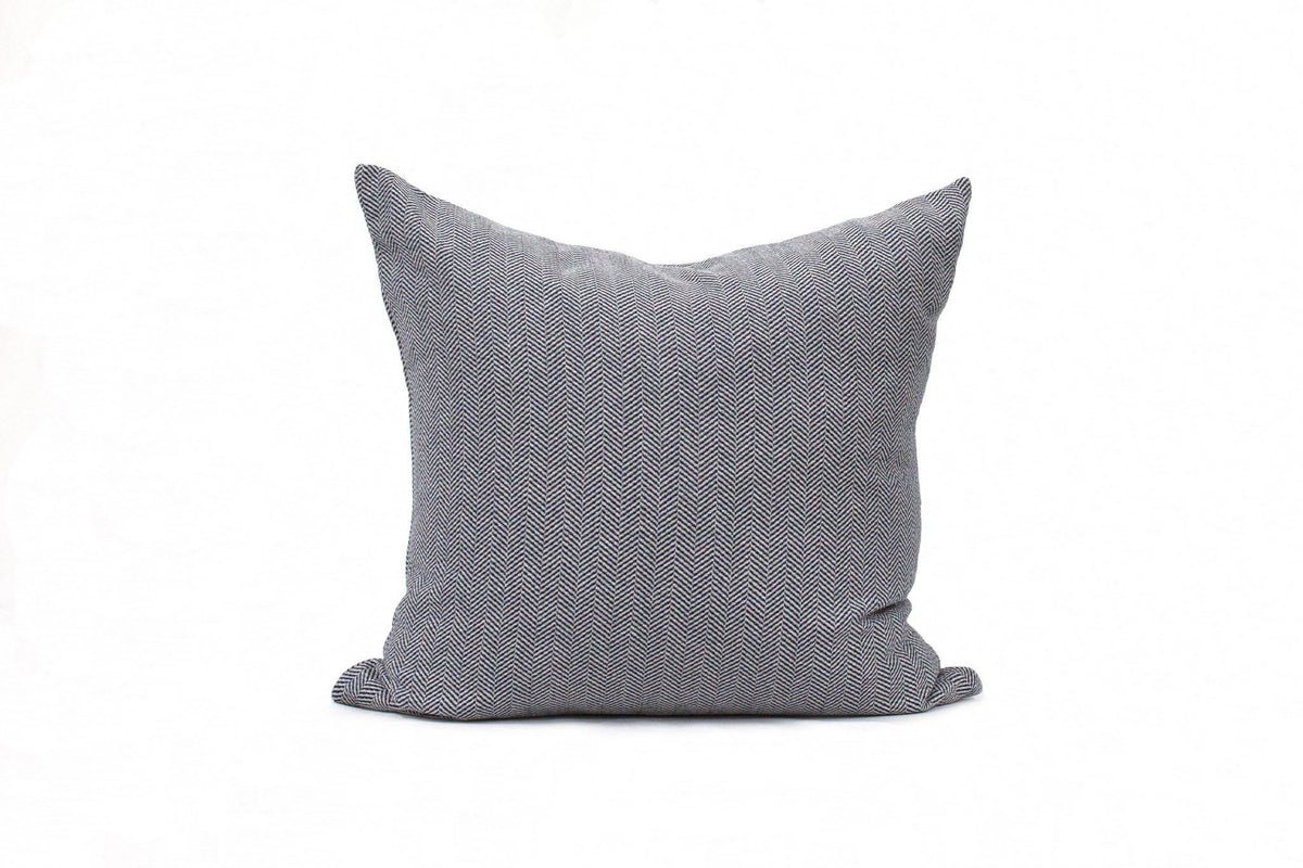 Canadian Down & Feather Denim Herringbone Cushion Cover