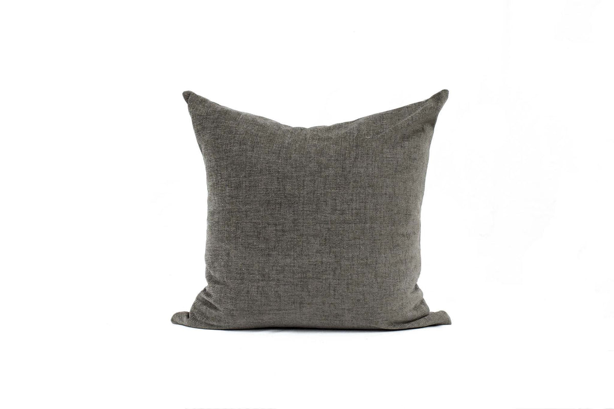 Canadian Down & Feather Slate Chenille Cushion Cover
