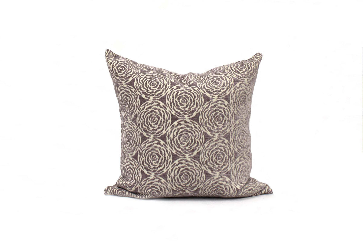 Canadian Down & Feather Mauve Floral Cushion Cover