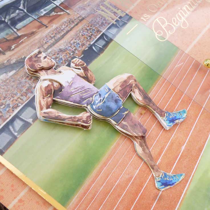 The Champions Decoupage Topper Sheet