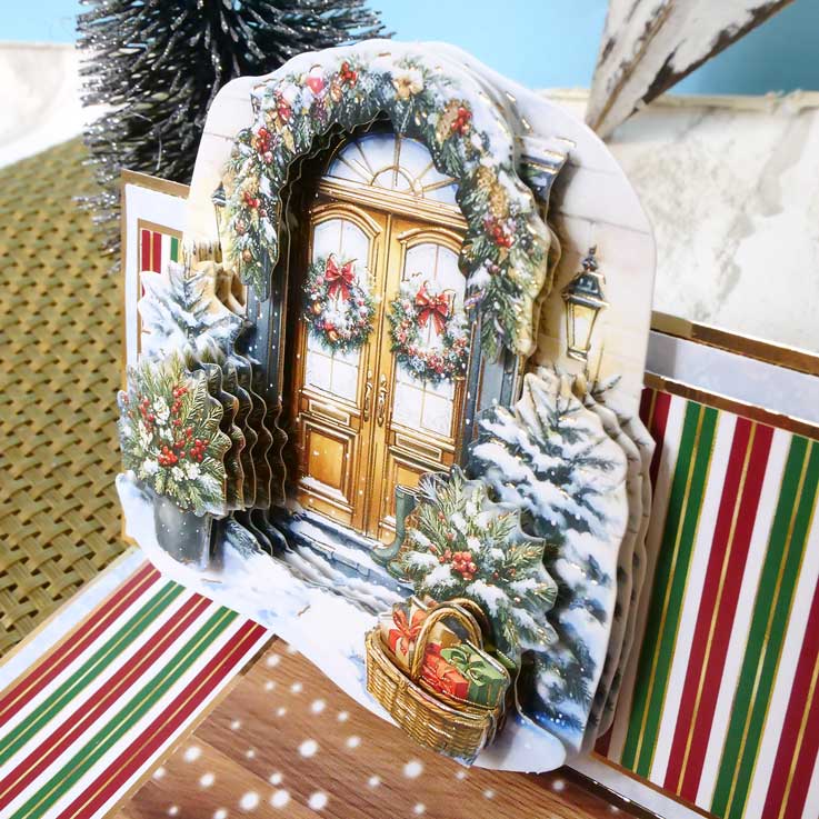 A Warm Winter Welcome Decoupage Topper Sheet