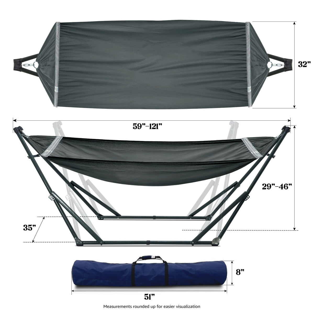Tranquillo Universal Canvas Hammock, Medium