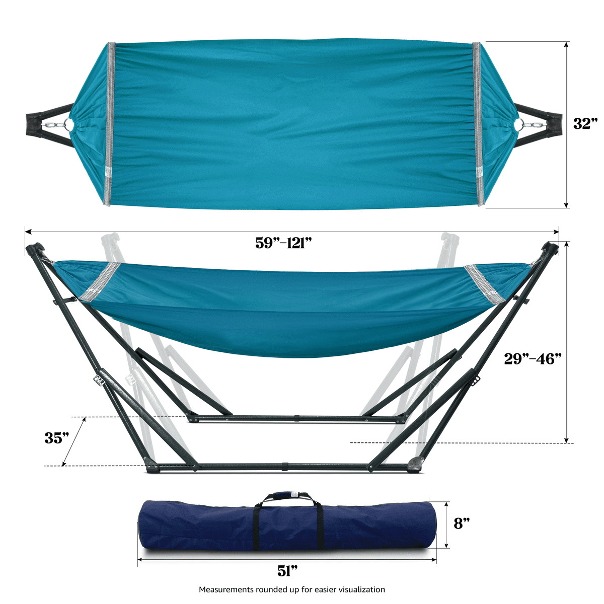 Tranquillo Universal Canvas Hammock, Medium