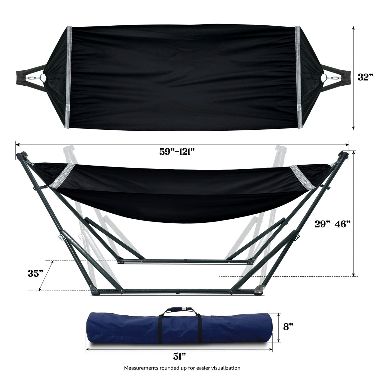 Tranquillo Universal Canvas Hammock, Medium