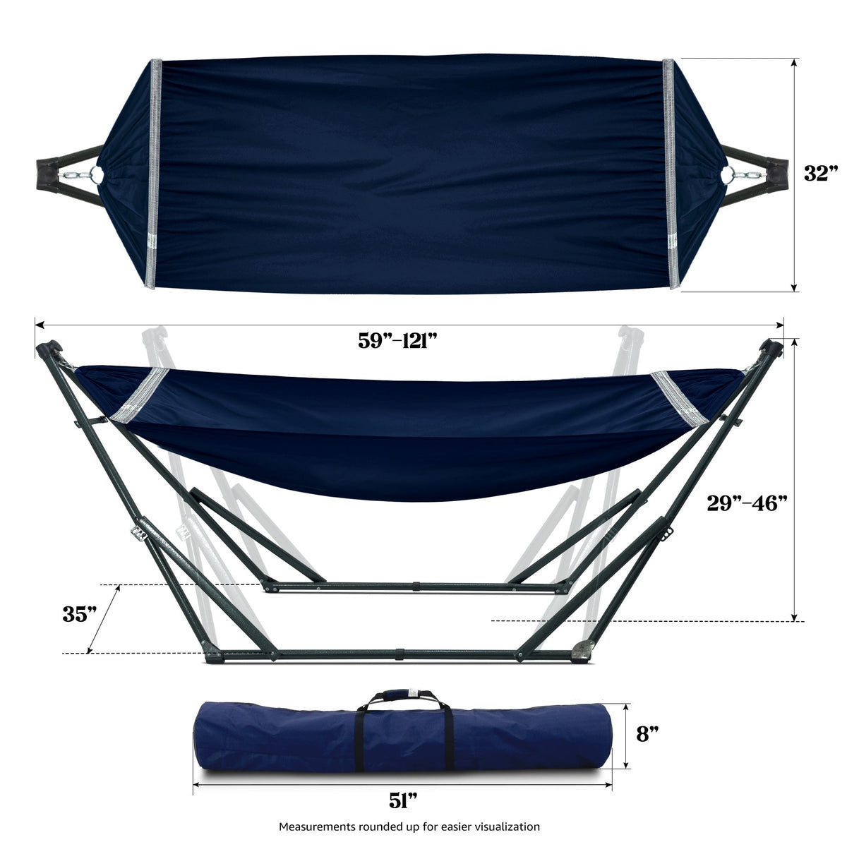 Tranquillo Universal Canvas Hammock, Medium
