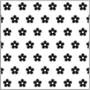 Embossing Folder - Flower background square