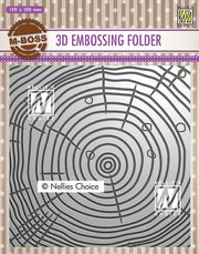 3D Embossing Folders Grow Rings