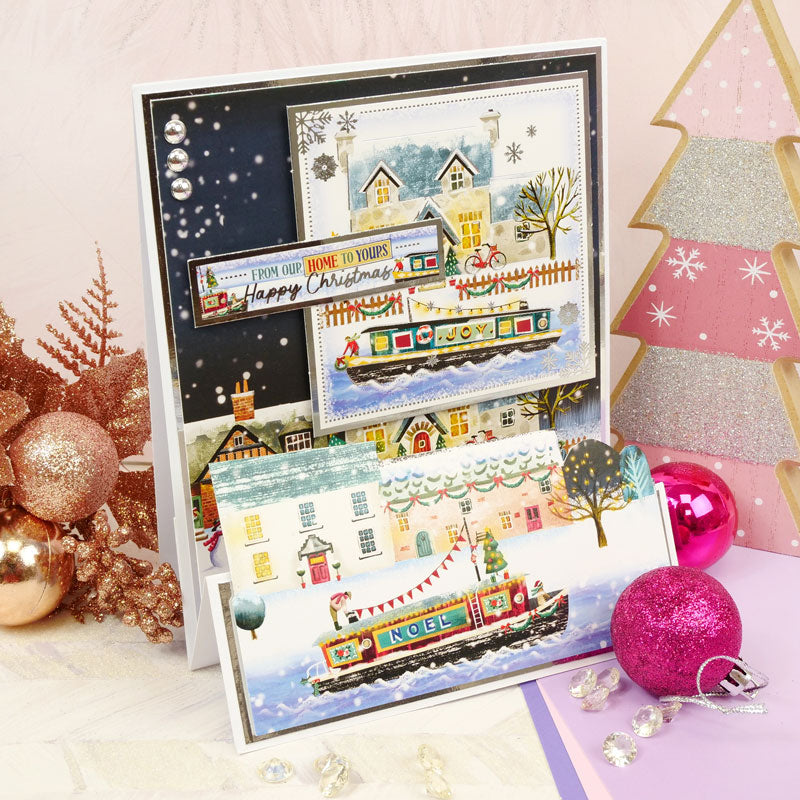 Winter by the Canal Luxury Topper Set