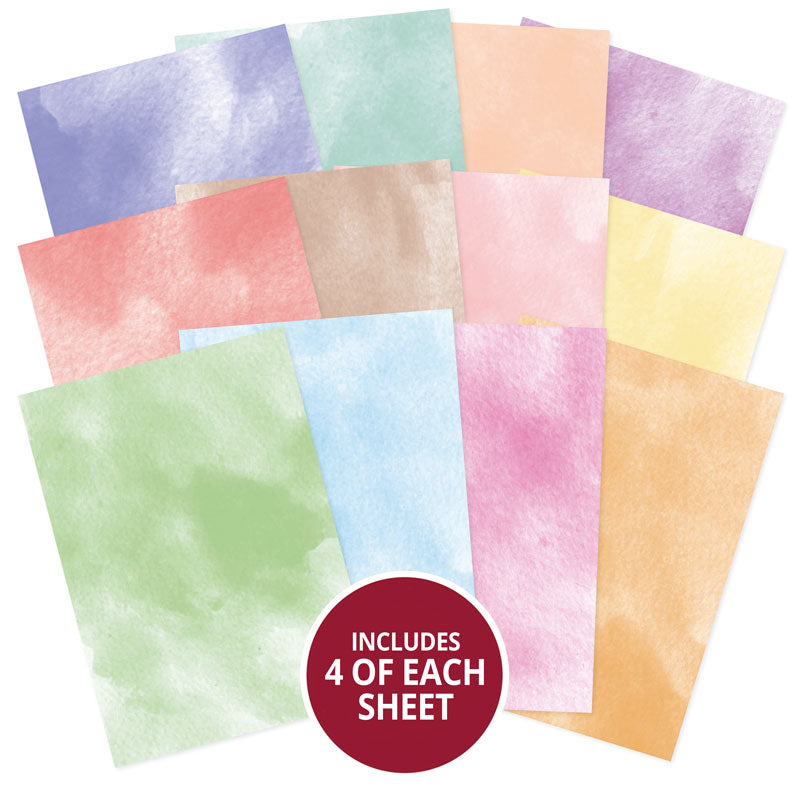 Hunkydory Essential Selection Paper Pad - Watercolour