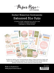 Easter Memories Sentiment Die Cuts 33960