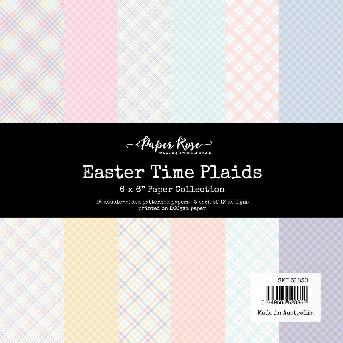 Easter Time Plaids 6x6 Paper Collection 31830