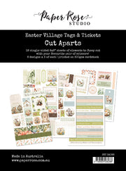 Easter Village Tags & Tickets Cut Aparts 34086