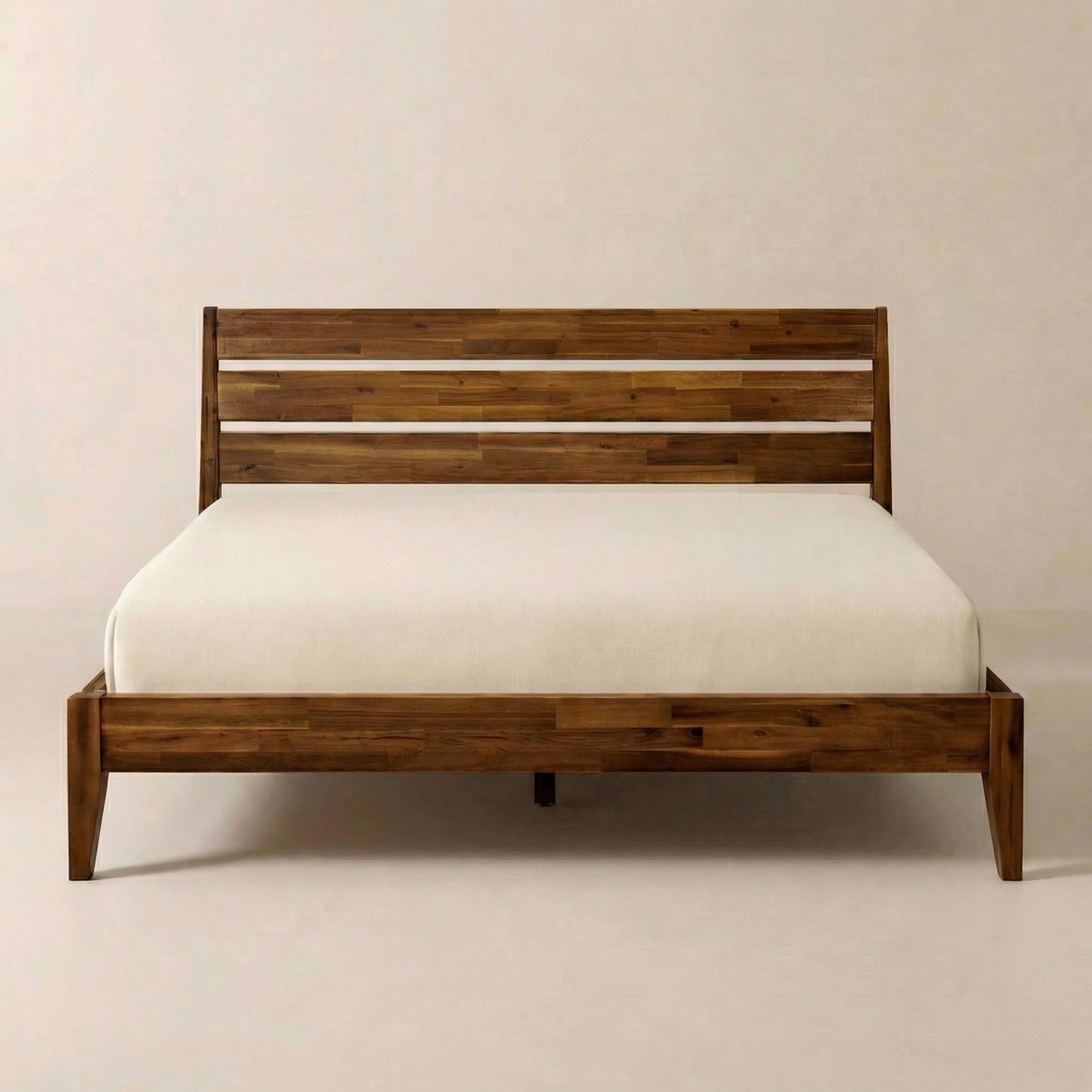Emery Solid Acacia Wood Bed Frame