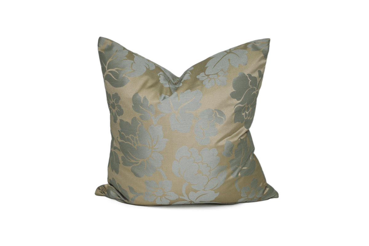 Enamel Floral Cushion Cover