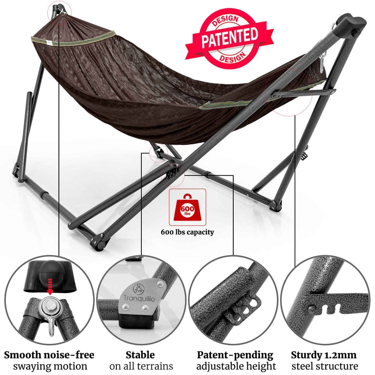 Tranquillo Comfort Set Hammock with Stand