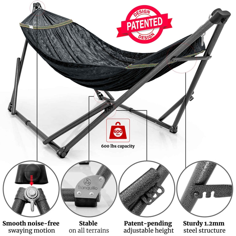 Tranquillo Comfort Set Hammock with Stand