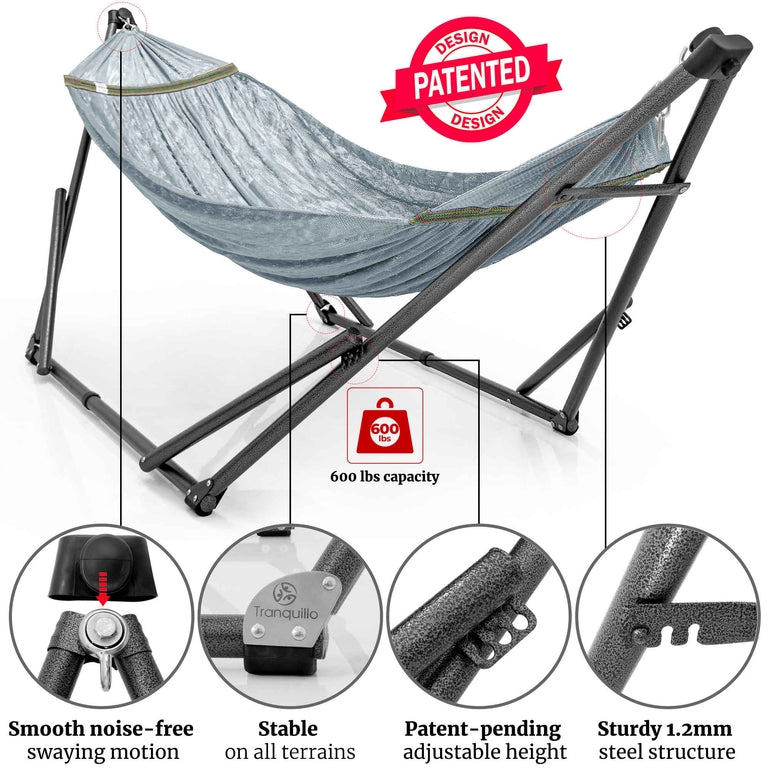 Tranquillo Comfort Set Hammock with Stand