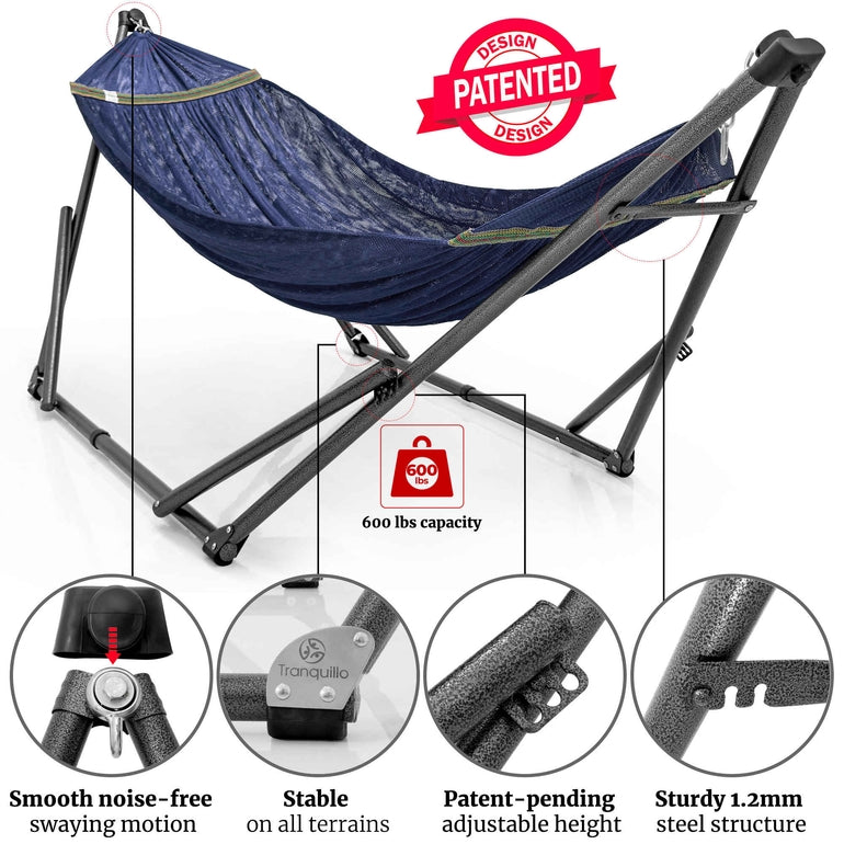 Tranquillo Comfort Set Hammock with Stand