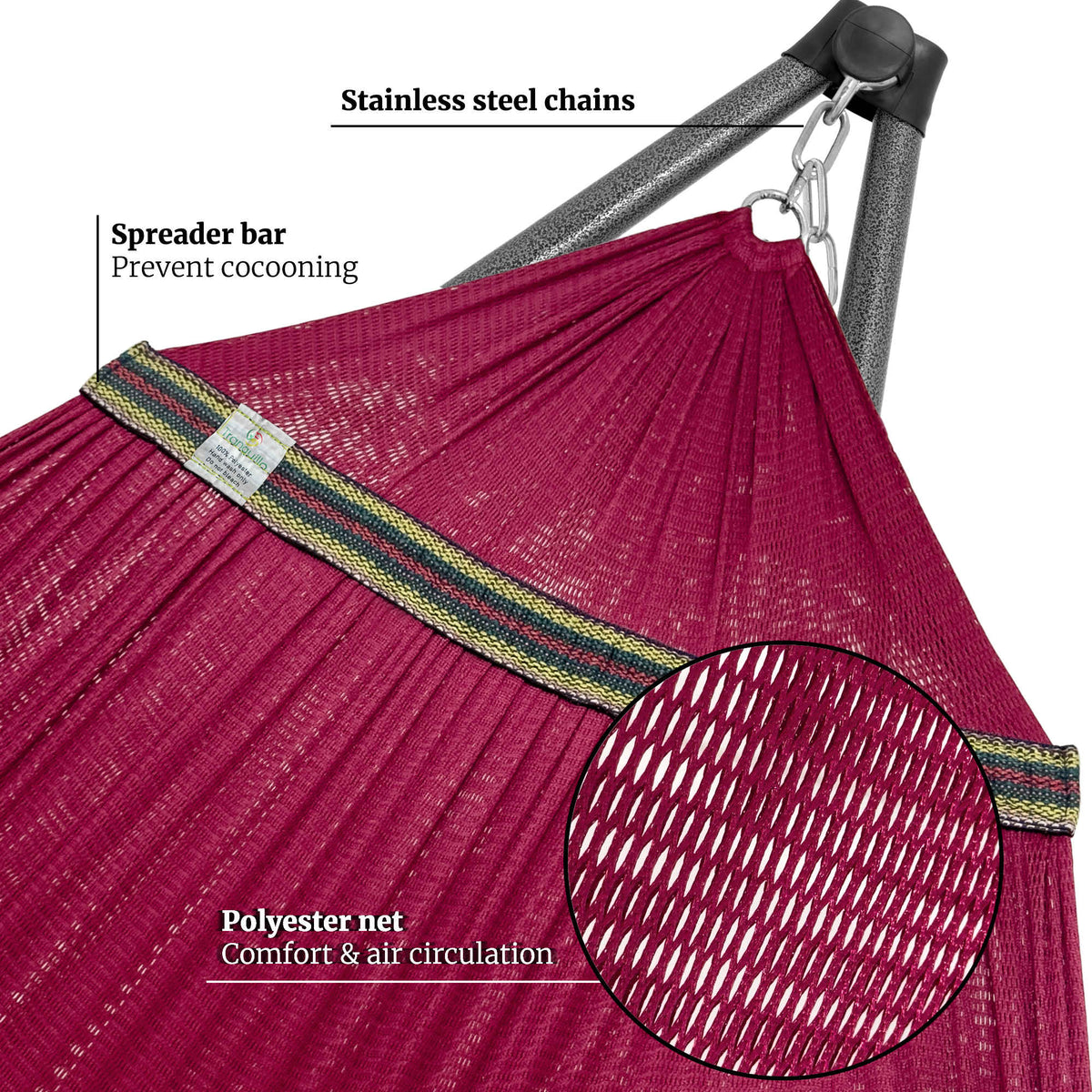 Tranquillo Comfort Set Hammock with Stand