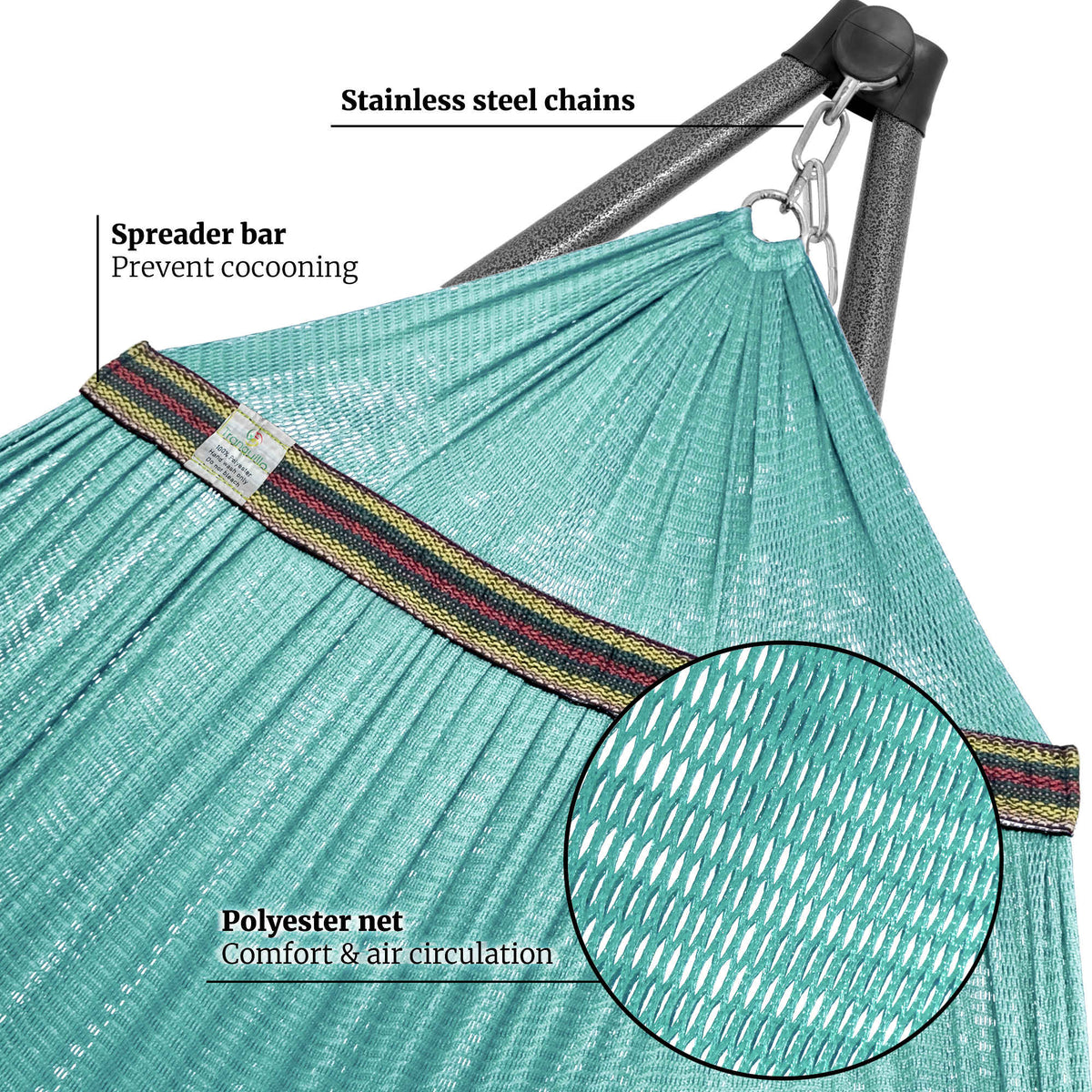 Tranquillo Comfort Set Hammock with Stand
