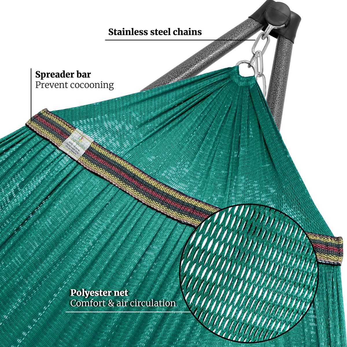 Tranquillo Comfort Set Hammock with Stand