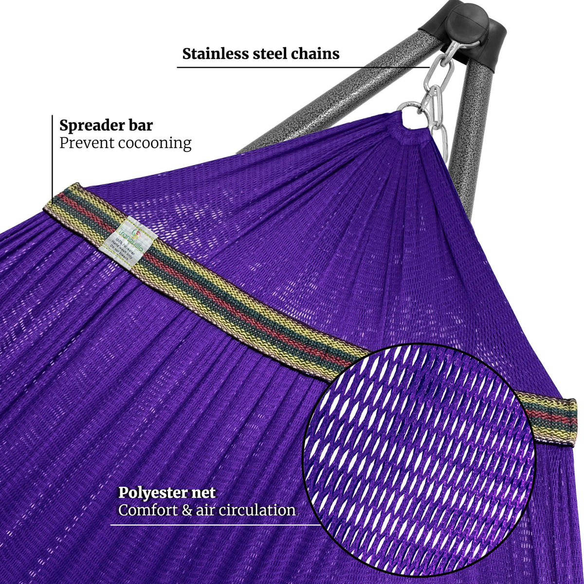 Tranquillo Comfort Set Hammock with Stand