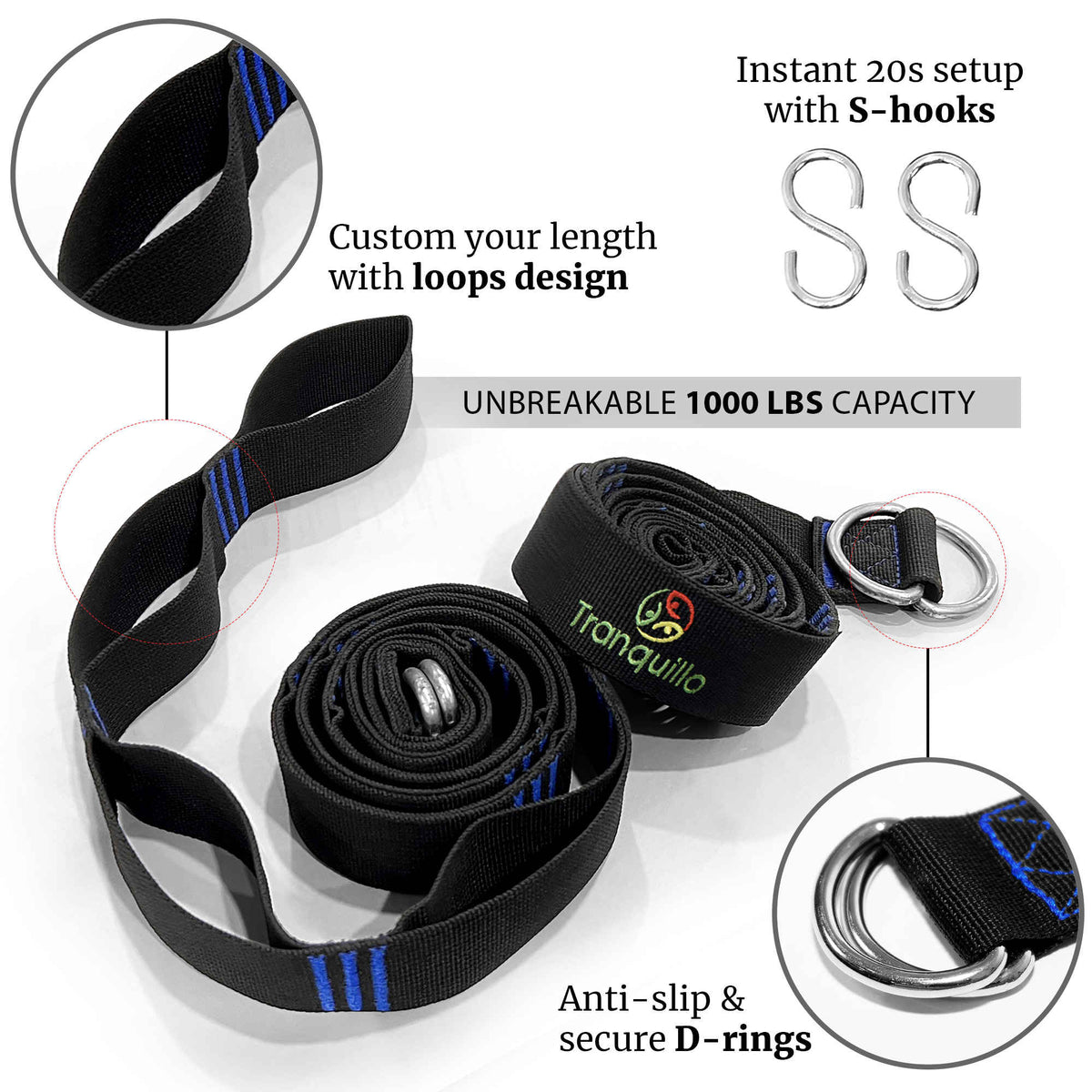Tranquillo Comfort Set Hammock with Stand