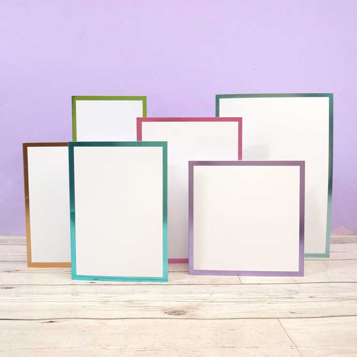 Foiled Edge Card Blanks & Envelopes Megabuy - Pastel Edition