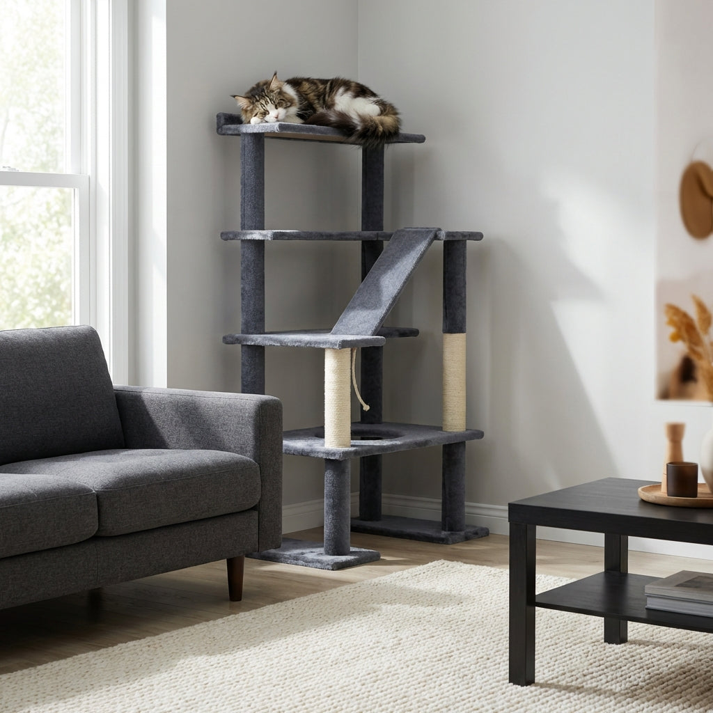Noba Maine Coon 65 in 5-Level Cat Tower