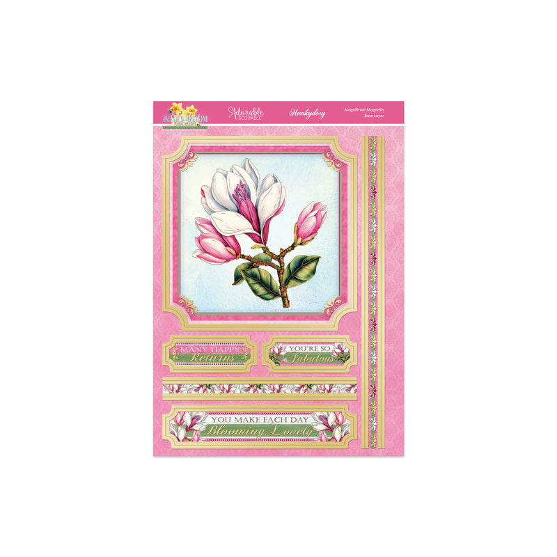 In Full Bloom - Floral Delights Deco-Large Set - Magnificent Magnolia