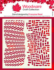 Woodware Pampa 6 in x 6 in Stencil