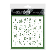 For the Love of Masks - Advent Calendar Numbers